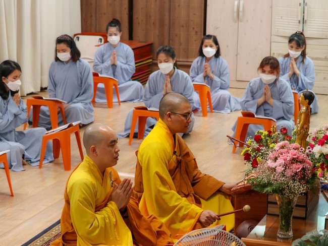 The Vesak great ceremony at Duoc Su Temple, Incheon City, South Korea